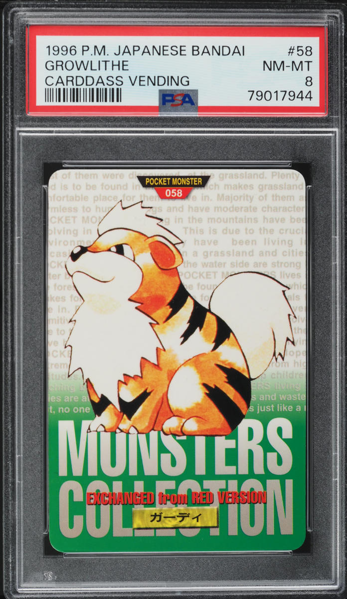 Growlithe PSA 8