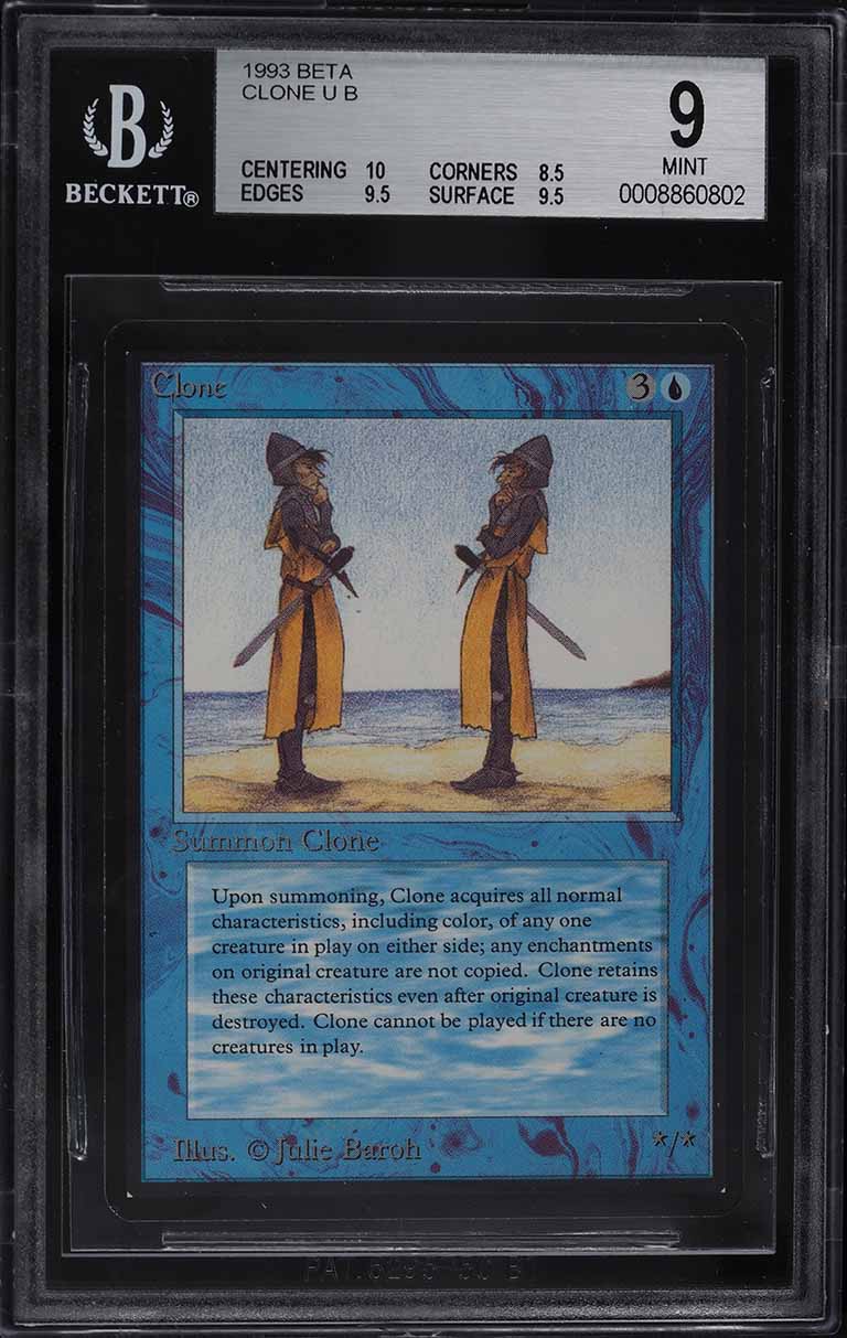 1993 Magic The Gathering MTG Beta Clone U B #40 BGS 9 MINT