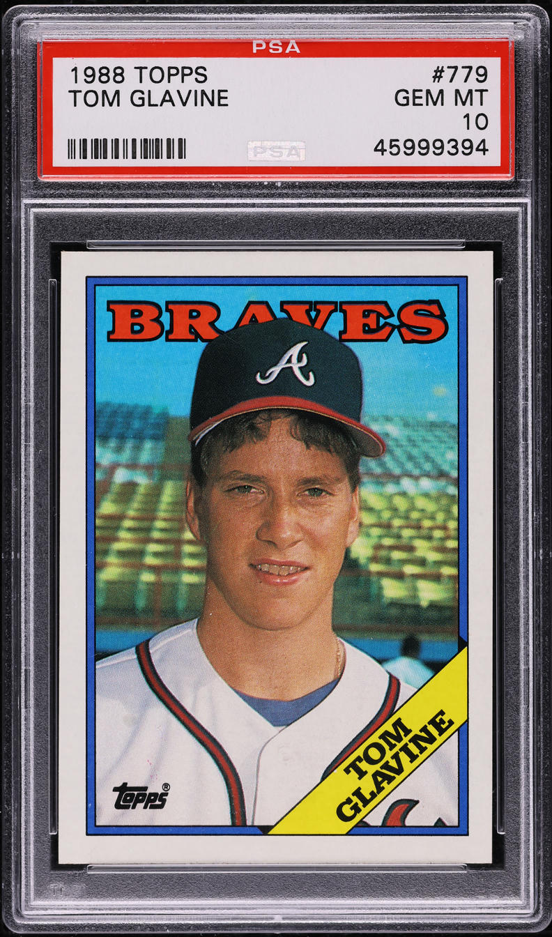 1988 Topps Tom Glavine ROOKIE #779 PSA 10 GEM MINT