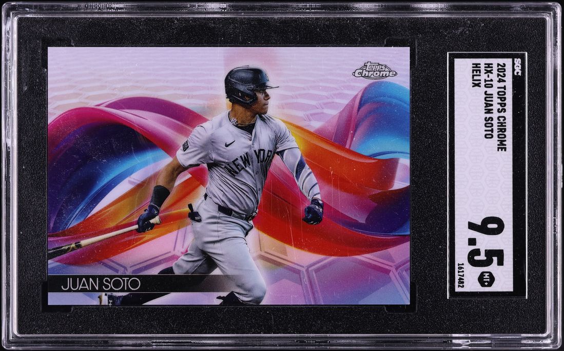 2024 Topps Chrome Helix Juan Soto #HX-10 SGC 9.5 MINT+