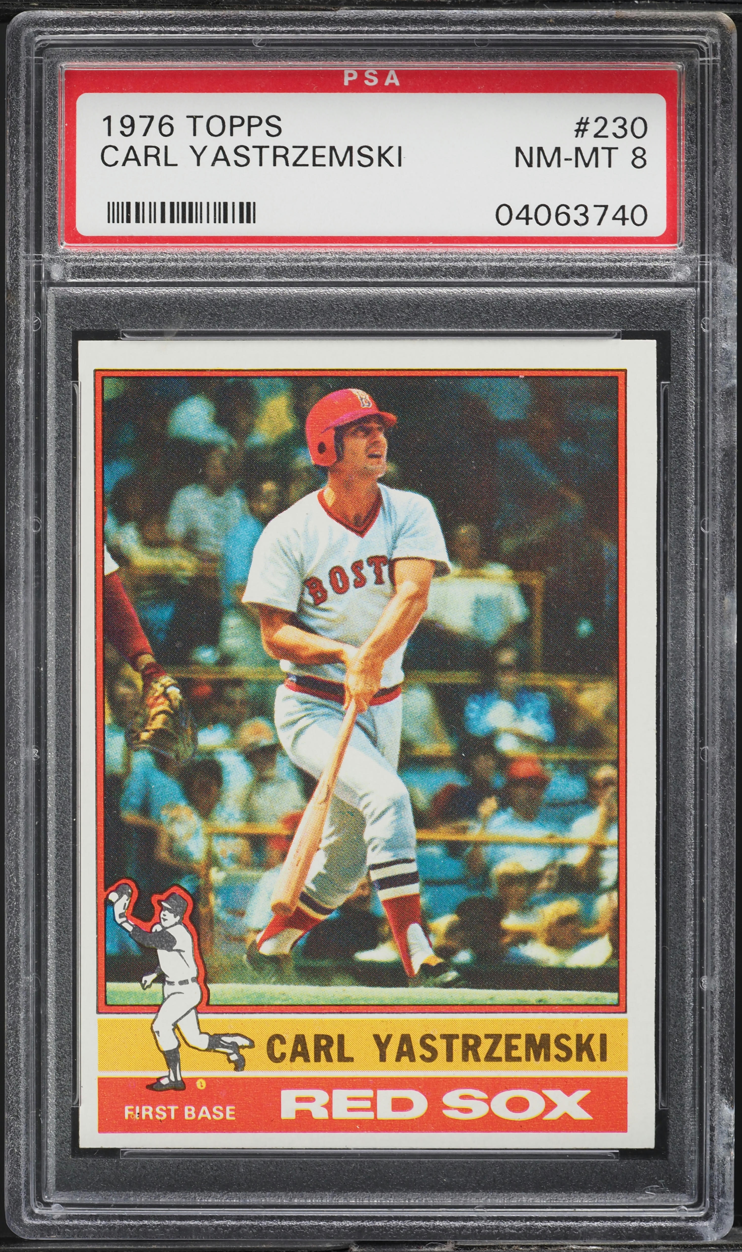 1976 Topps Carl Yastrzemski #230 PSA 8 NM-MT