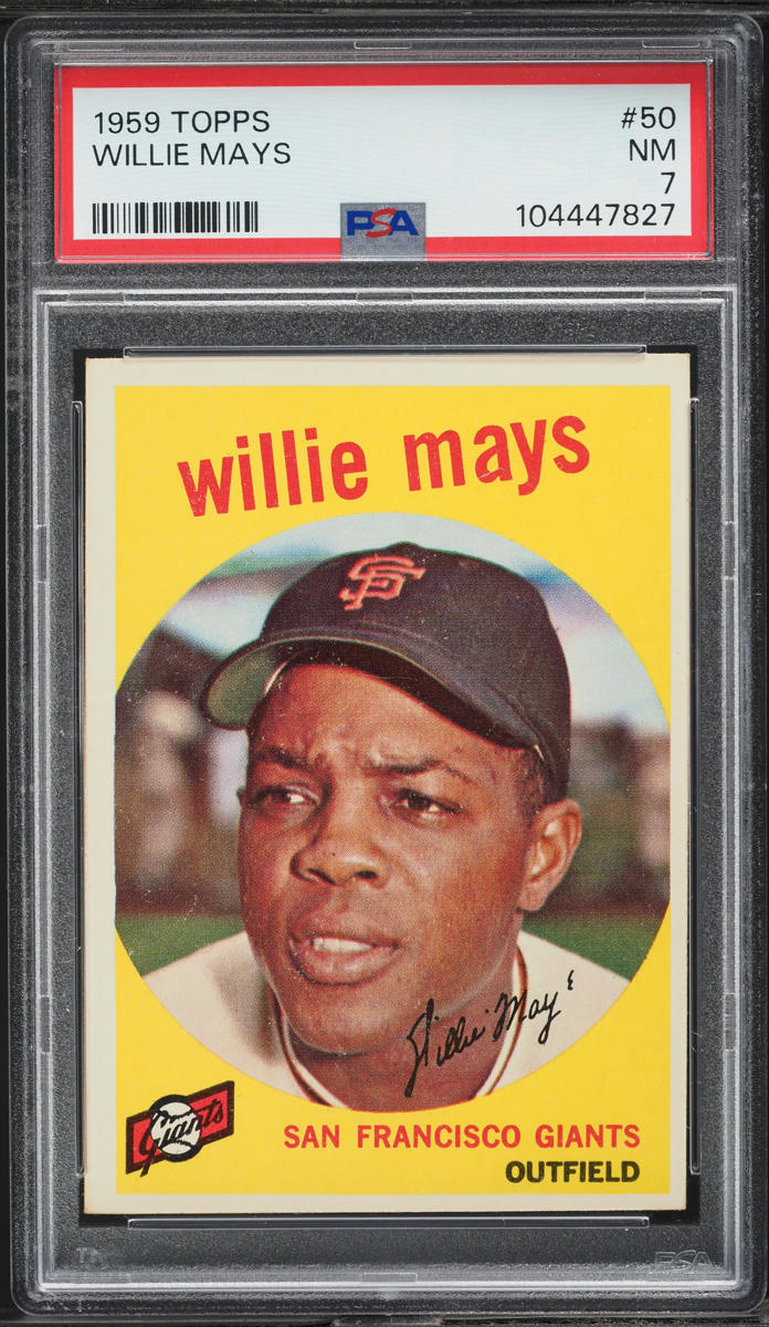 1959 Topps Willie Mays #50 PSA 7 NRMT