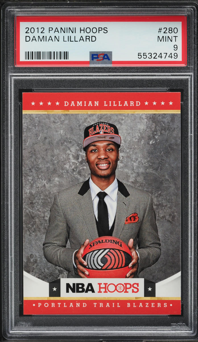 2012 Hoops Damian Lillard ROOKIE #280 PSA 9 MINT