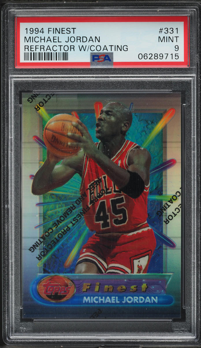 1994 Finest Refractor w/ Coating Michael Jordan #331 PSA 9 MINT