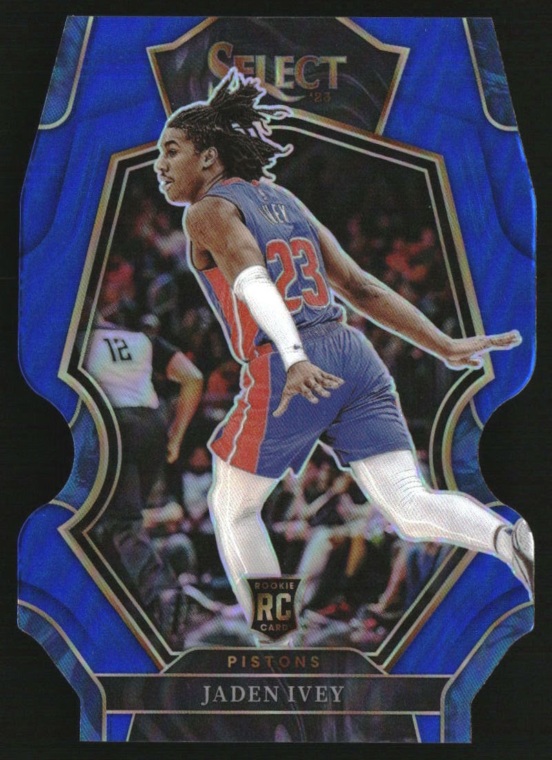 2022-23 Select Prizms Blue Die Cut #178 Jaden Ivey RC Rookie /249