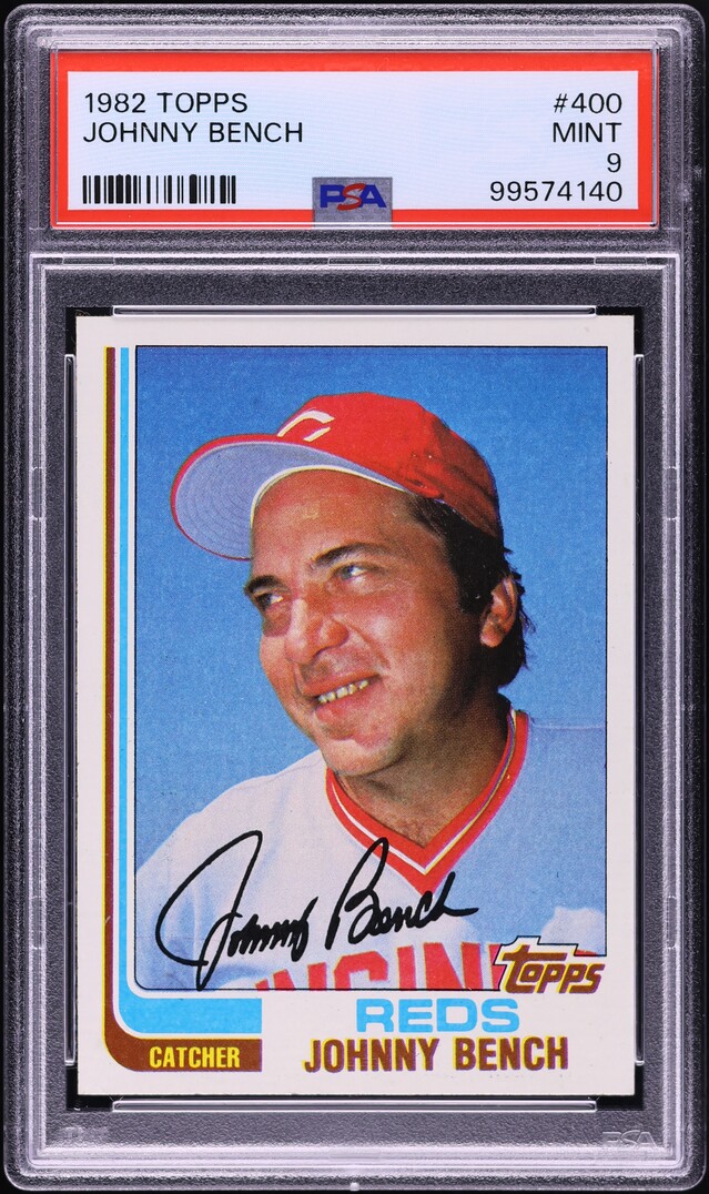 1982 Topps Johnny Bench #400 PSA 9 MINT