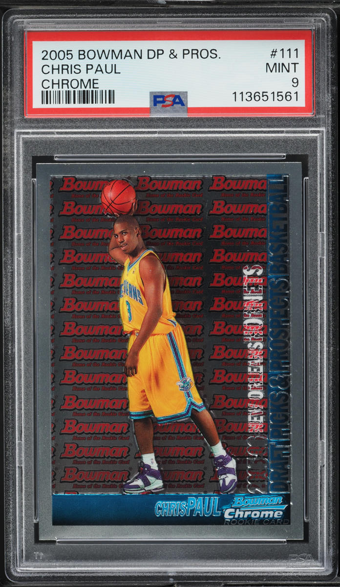 2005 Bowman Chrome Draft Picks & Prospects Chris Paul ROOKIE #111 PSA 9 MINT