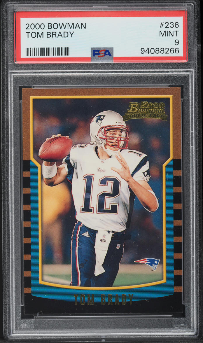 2000 Bowman Football Tom Brady ROOKIE #236 PSA 9 MINT