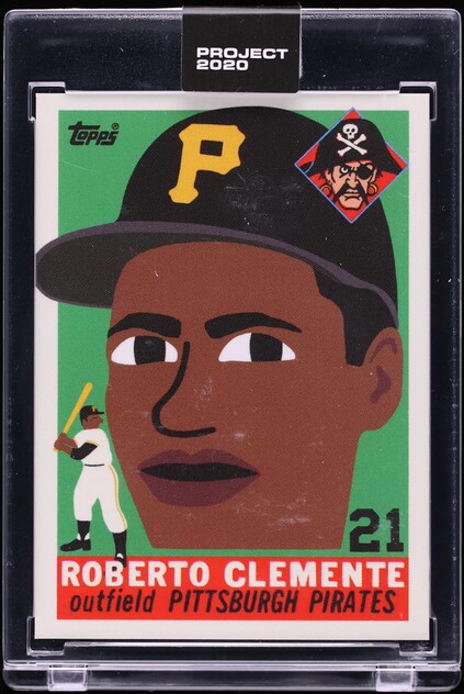 2020 Topps Project 2020 By Keith Shore Roberto Clemente #182