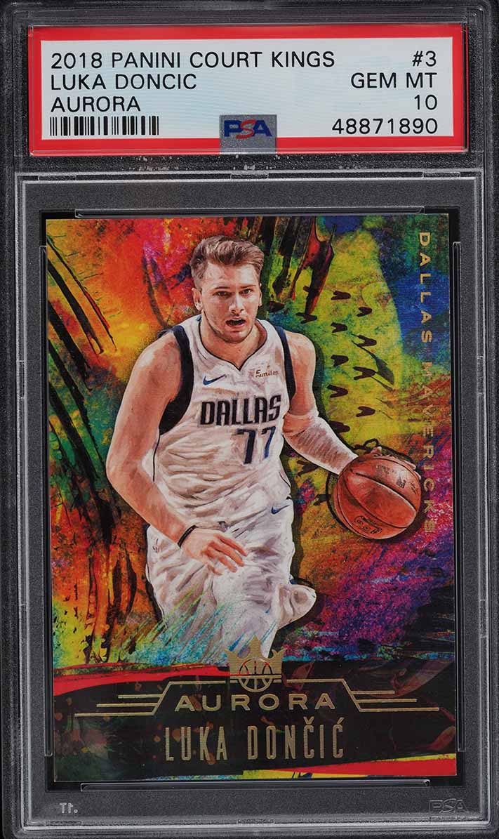 2018 Panini Court Kings Aurora Luka Doncic ROOKIE #3 PSA 10 GEM MINT