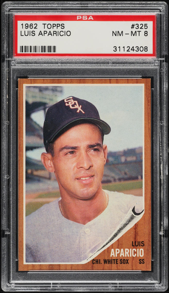 1962 Topps Luis Aparicio #325 PSA 8 NM-MT