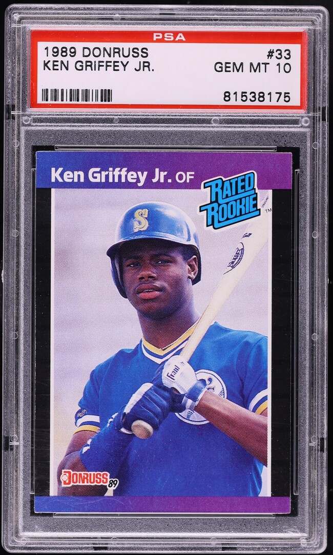 1989 Donruss Ken Griffey Jr. ROOKIE #33 PSA 10 GEM MINT