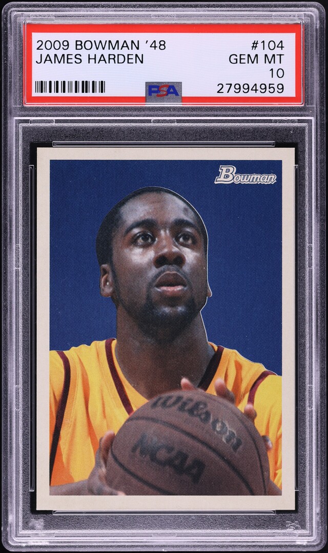 2009 Bowman '48 James Harden ROOKIE /2009 #104 PSA 10 GEM MINT