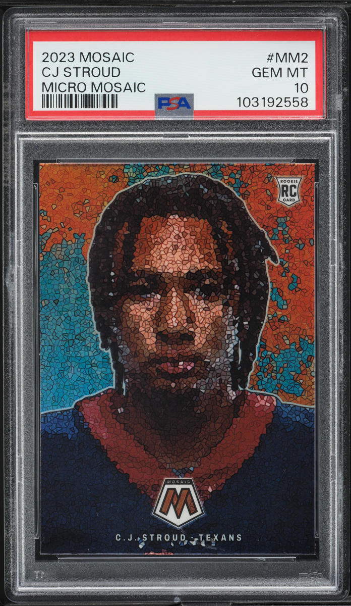 2023 Panini Mosaic Micro Prizm CJ Stroud ROOKIE #MM-2 PSA 10 GEM MINT