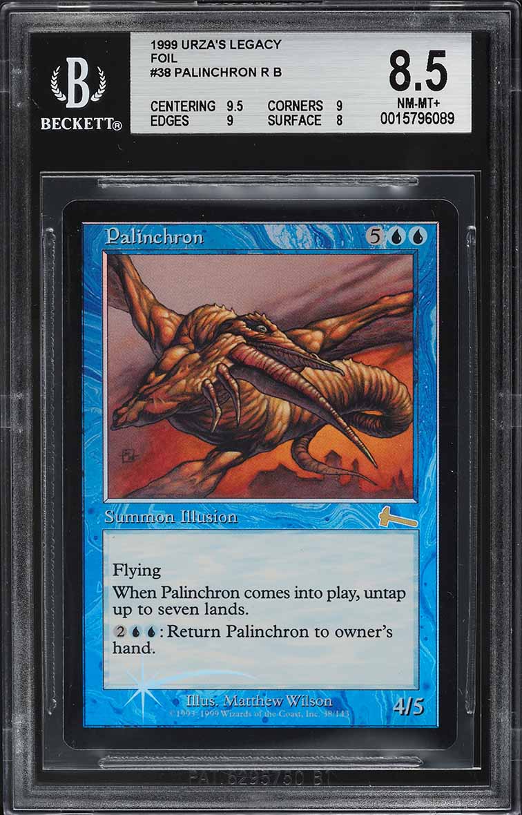 1999 Magic The Gathering MTG Urza's Legacy Foil Palinchron #38 BGS 8.5 NM-MT+