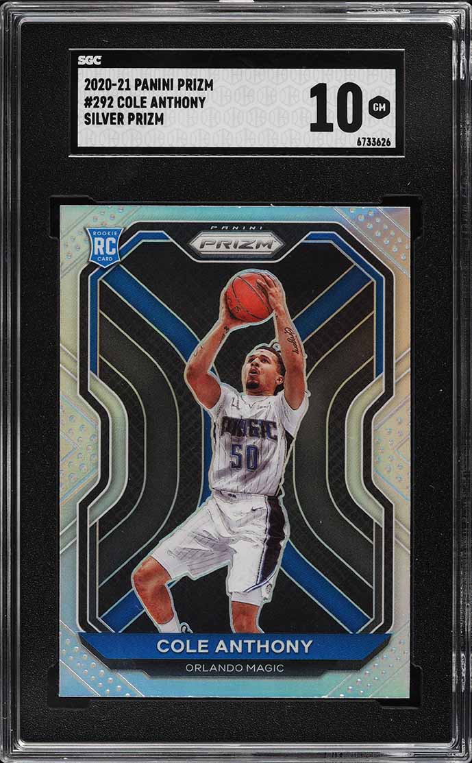 Cole Anthony 2020 Prizm #292 Silver Price Guide - Sports