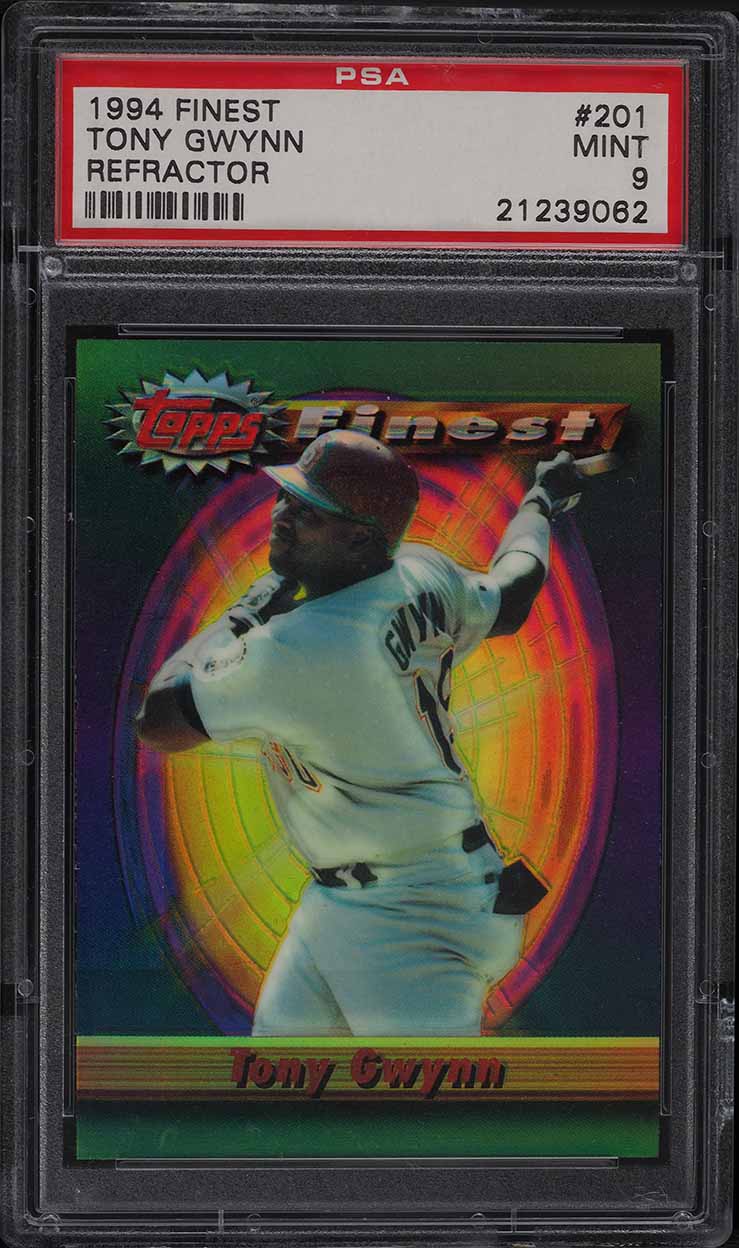 1994 Finest Refractor Tony Gwynn #201 PSA 9 MINT