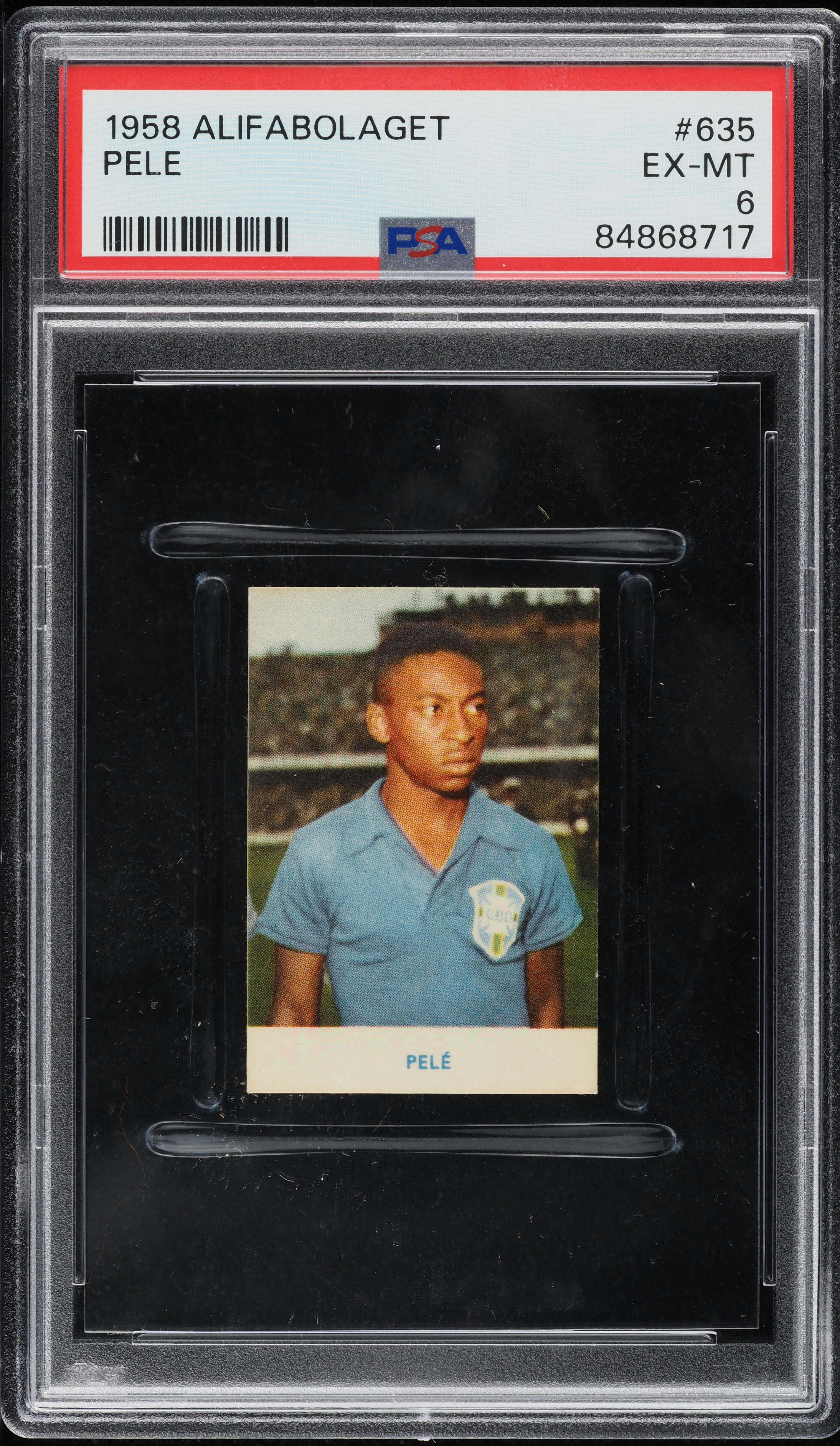 1958 Alifabolaget Pele ROOKIE #635 PSA 6 EXMT (PWCC-E)