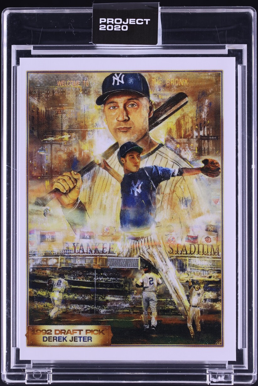 2020 Topps Project 2020 By Andrew Thiele Derek Jeter #82