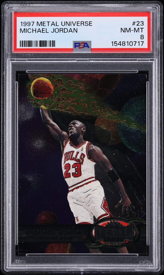 その他 PSA8 1997 l Universe Michael Jordan 1997 Metal Universe Michael Jordan Base #23 PSA 8 | Card Ladder