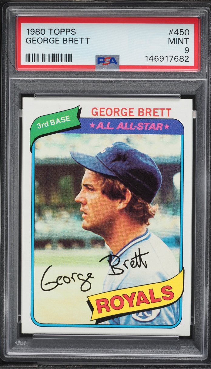 1980 Topps All-Star George Brett #450 PSA 9 MINT