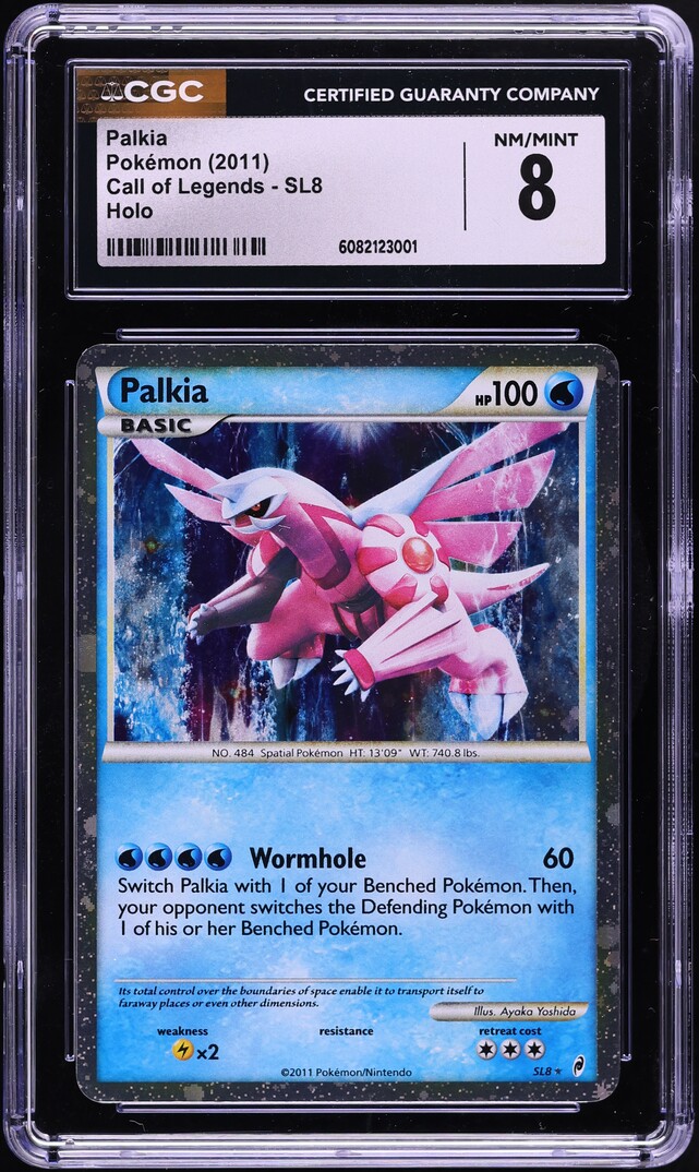 2011 Pokemon Call of Legends Holo Palkia #SL8 CGC 8 NM-MT