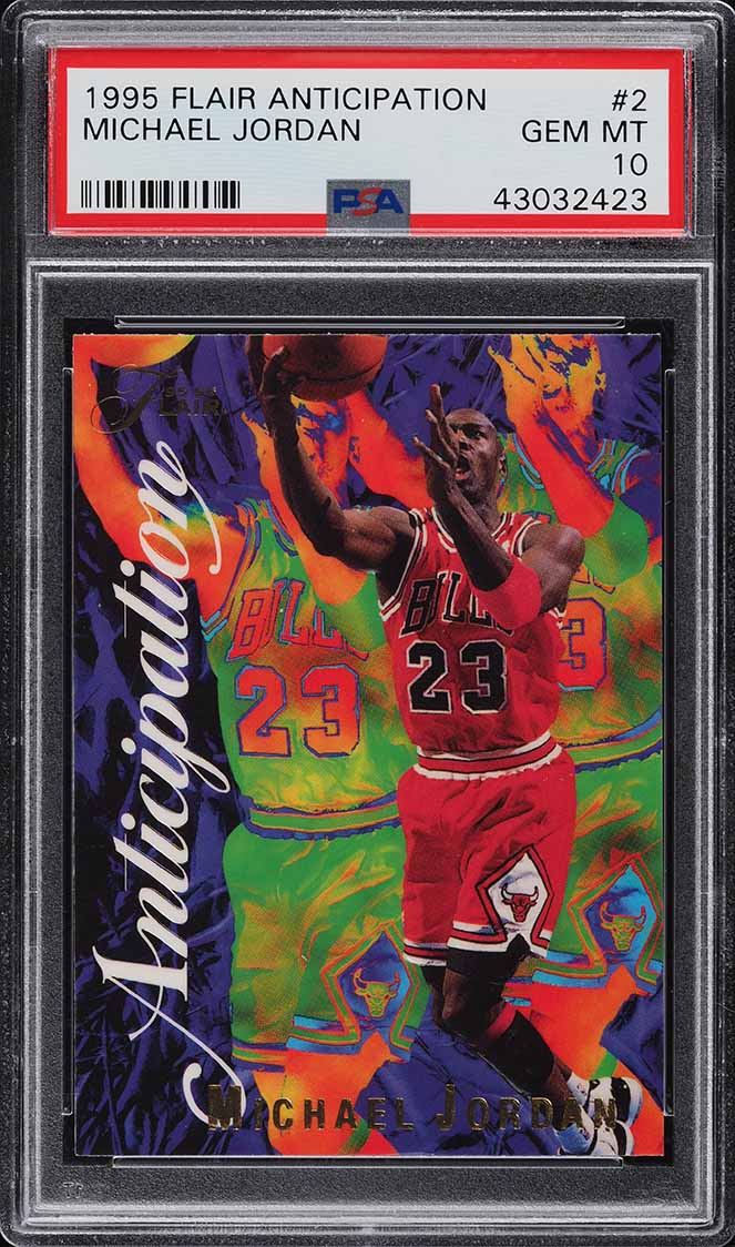 1995 Flair Anticipation Michael Jordan #2 PSA 10 GEM MINT