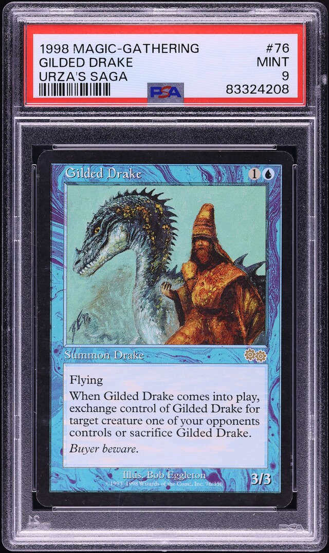 Gilded Drake 1998 Urza's Saga #76/350 Base Price Guide - Sports