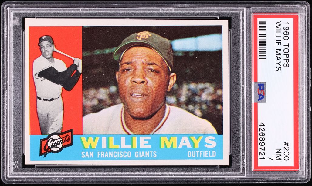 1960 Topps Willie Mays #200 PSA 7 NRMT