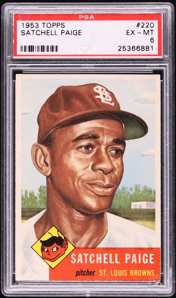 1953 Topps Satchell Paige #220 PSA 6 EXMT