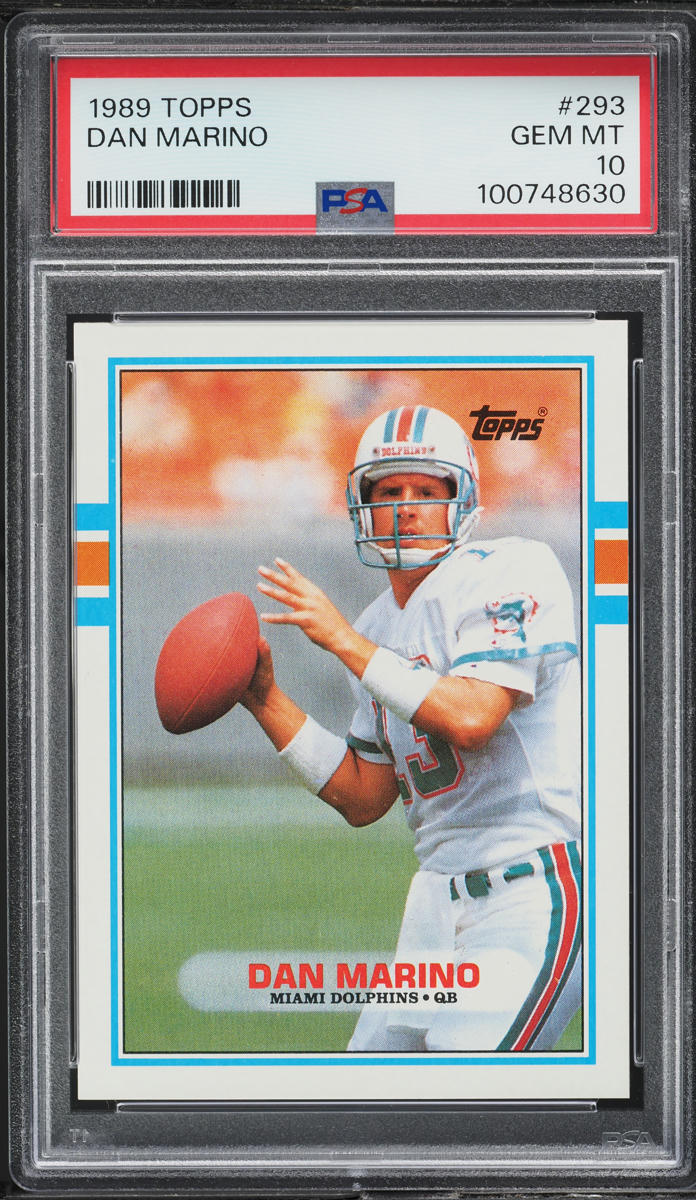 1989 Topps Football Dan Marino #293 PSA 10 GEM MINT
