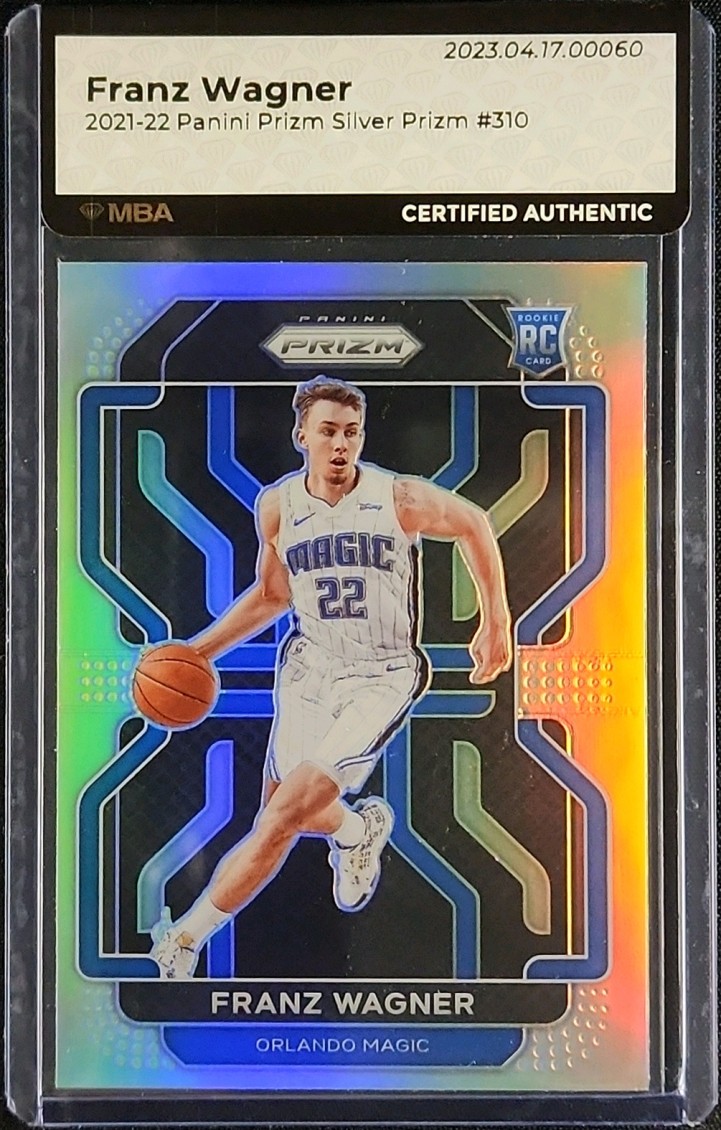 2021 Panini Prizm Silver Franz Wagner ROOKIE #310 MBA AUTH
