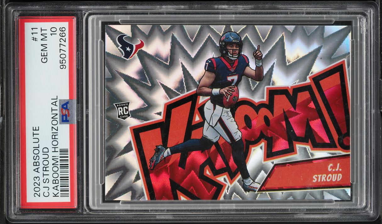 2023 Absolute Kaboom! Horizontal C.J. Stroud ROOKIE #11 PSA 10 GEM MINT