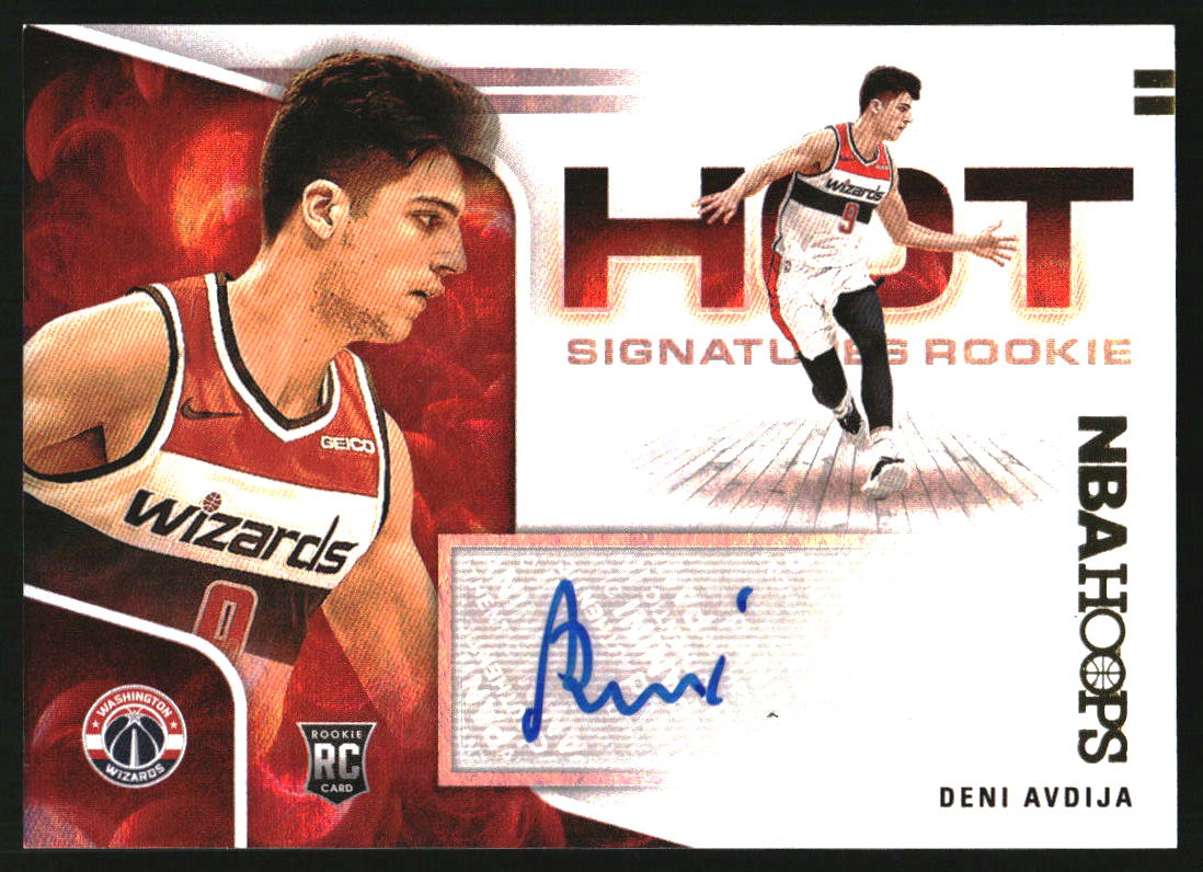 2020-21 Panini Hoops Hot Signatures Rookies #HR-DEN Deni Avdija RC Auto