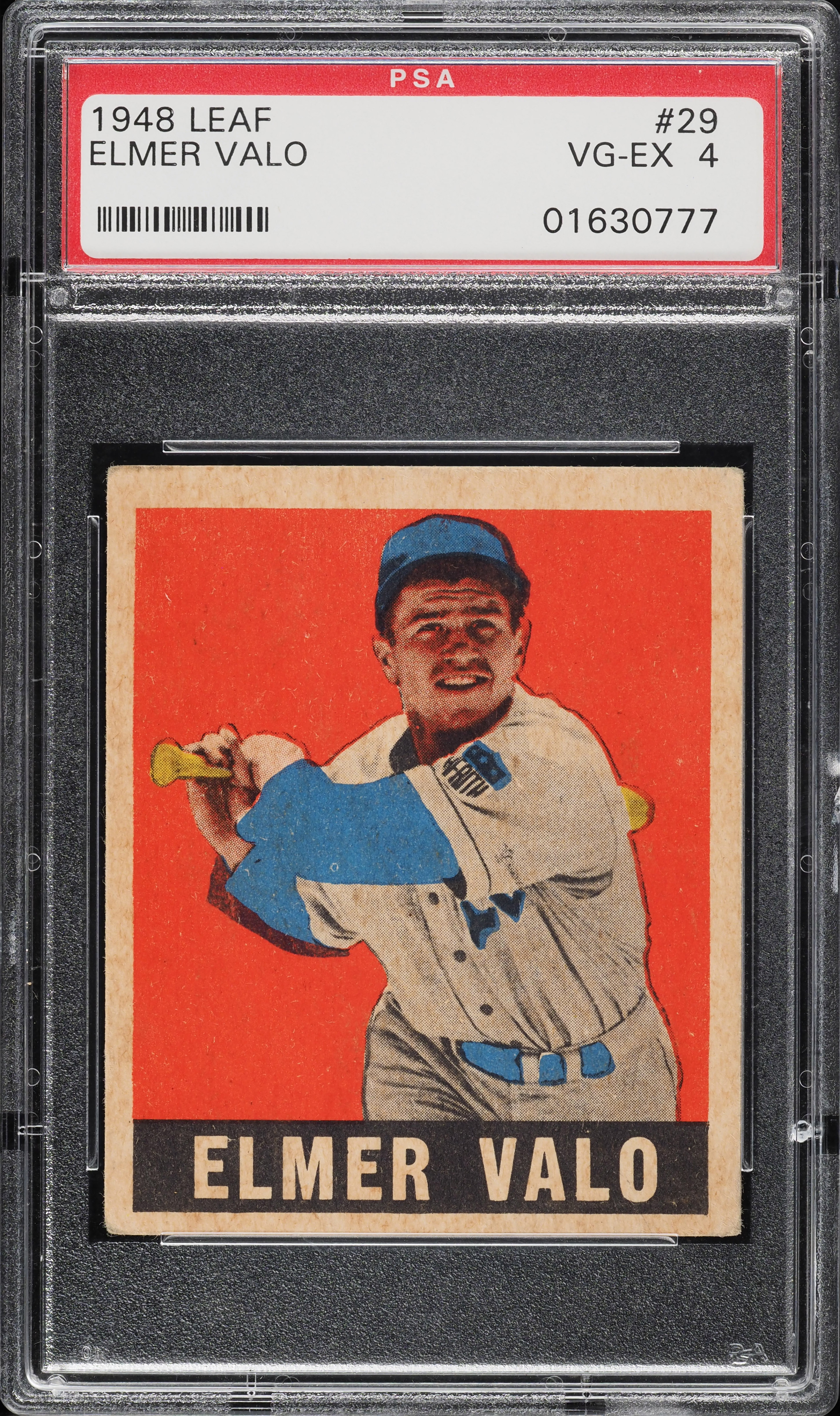 1948 Leaf Elmer Valo #29 PSA 4 VGEX