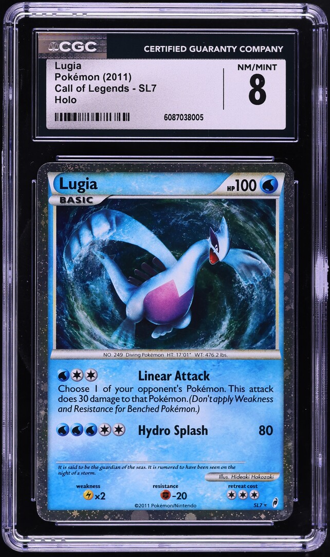 Lugia 2011 Call of Legends #SL7 Shiny Rare Price Guide - Sports