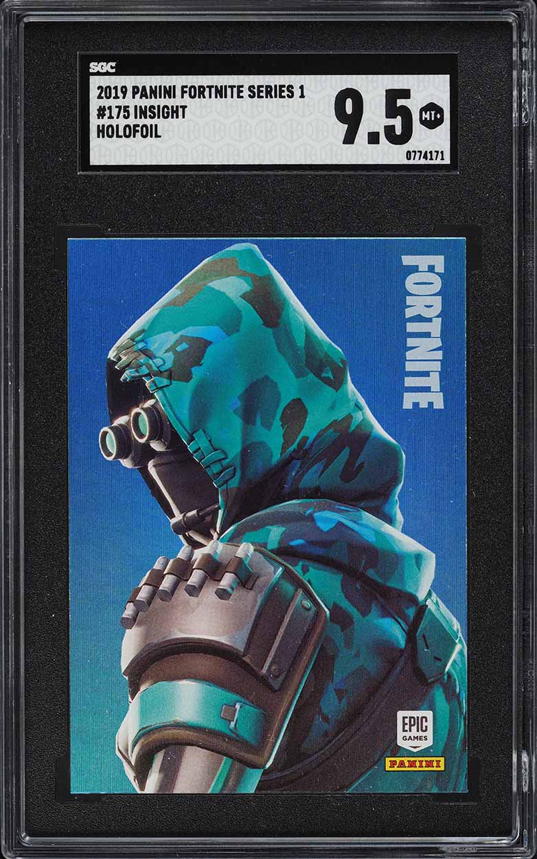 2019 Panini Fortnite Series 1 Holofoil Insight #175 SGC 9.5 MINT+