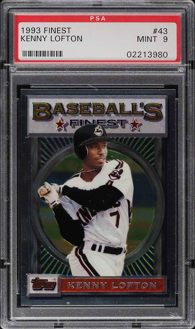 1993 Finest Kenny Lofton #43 PSA 9 MINT