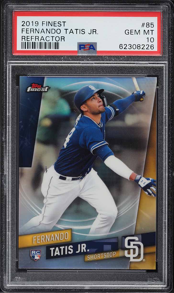 2019 Finest Refractor Fernando Tatis Jr. ROOKIE #85 PSA 10 GEM MINT