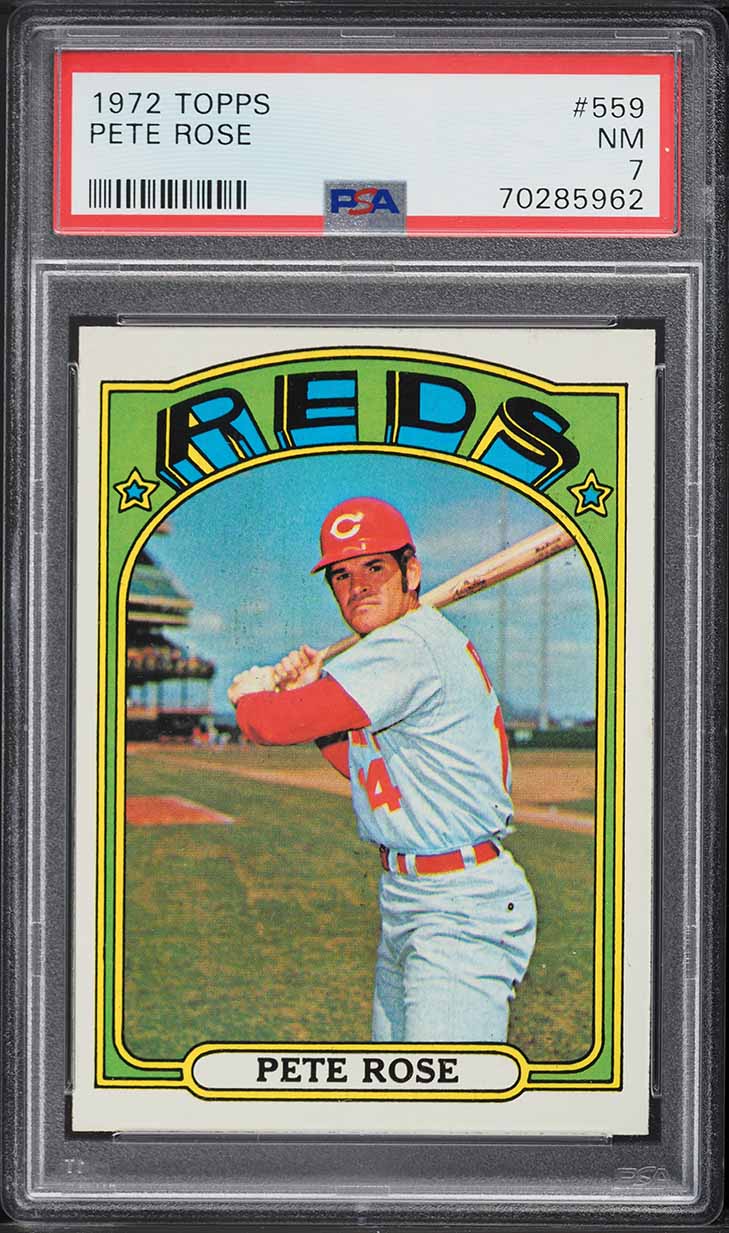 1972 Topps Pete Rose #559 PSA 7 NRMT