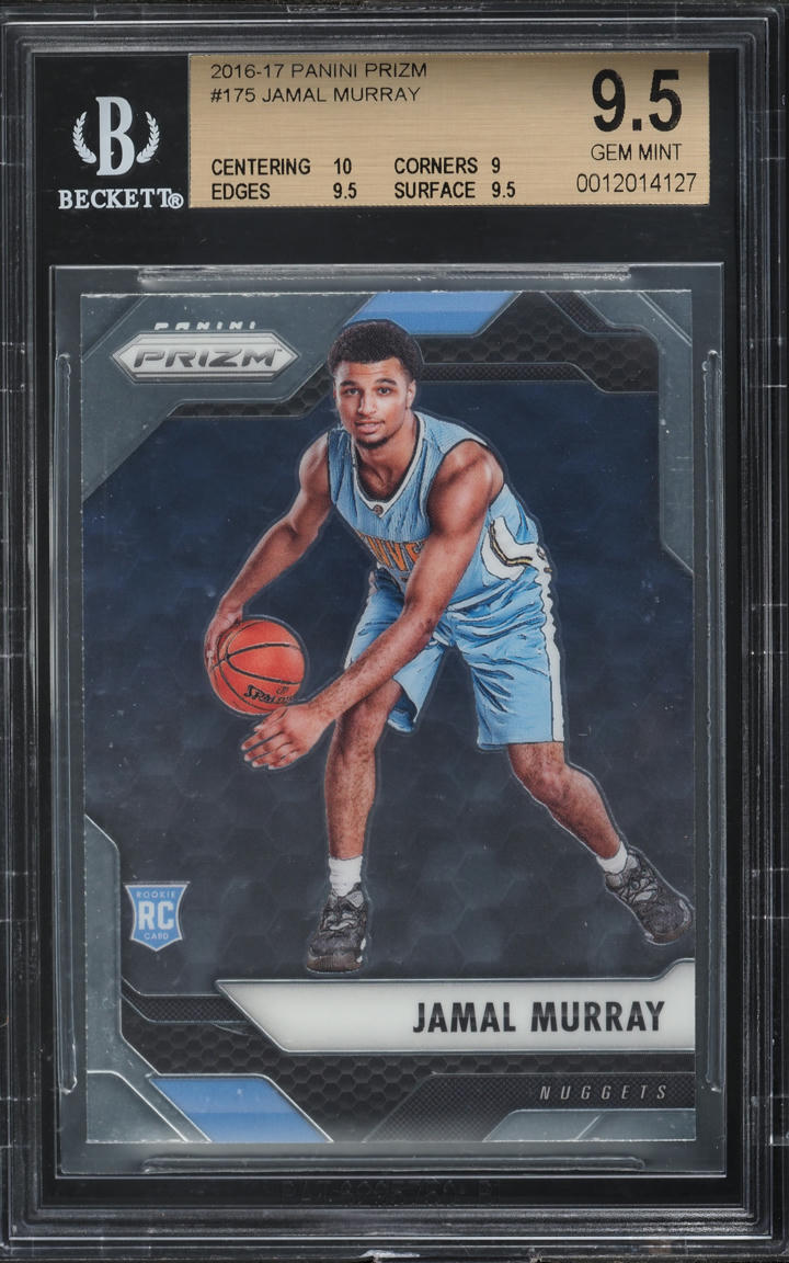 2016 Panini Prizm Jamal Murray ROOKIE #175 BGS 9.5 GEM MINT