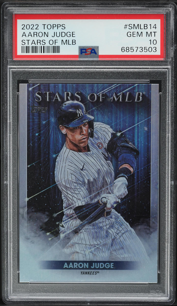 2022 Topps Stars Of MLB Aaron Judge SMLB14 PSA 10 GEM MINT Weekly