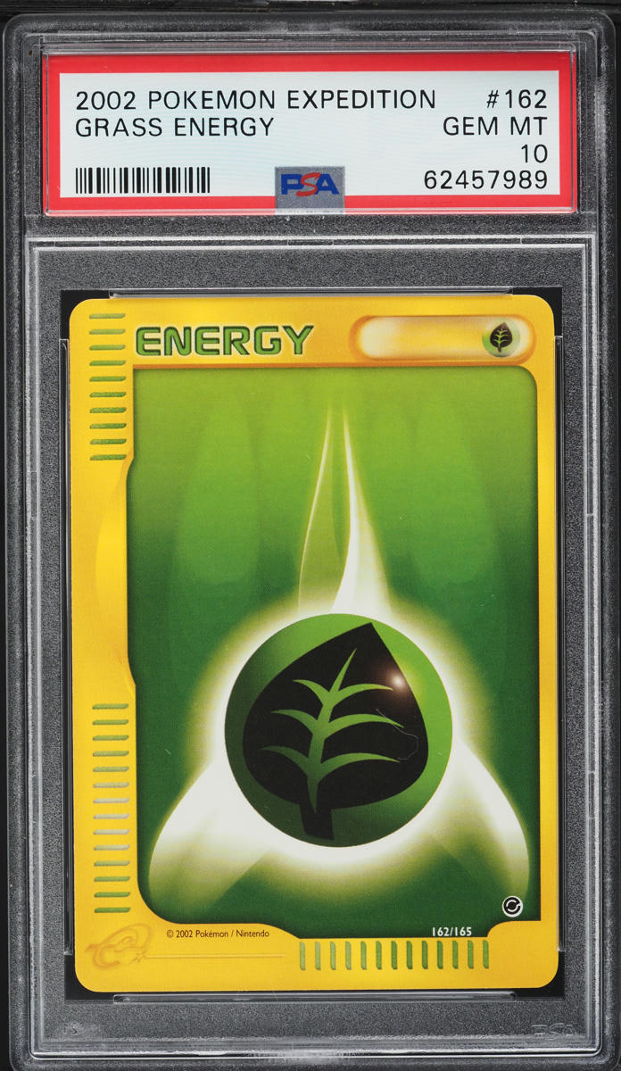 2002 Pokemon Expedition Grass Energy #162 PSA 10 GEM MINT