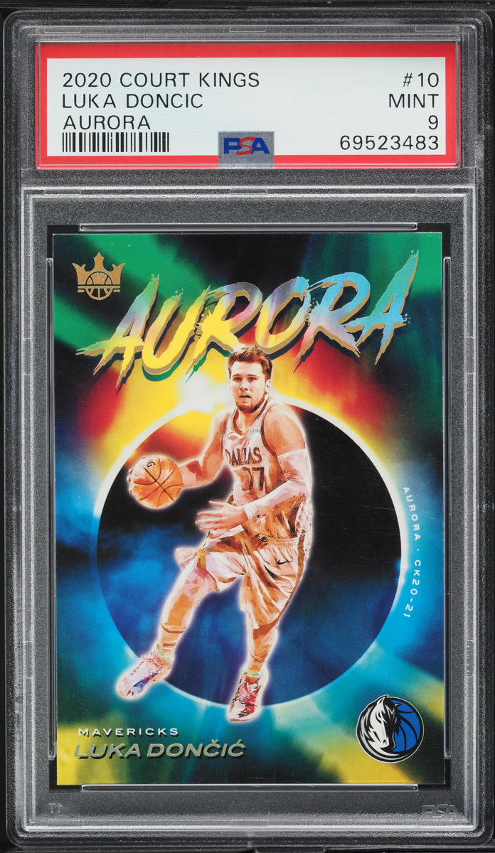 2020 Panini Court Kings Aurora Luka Doncic #10 PSA 9 MINT