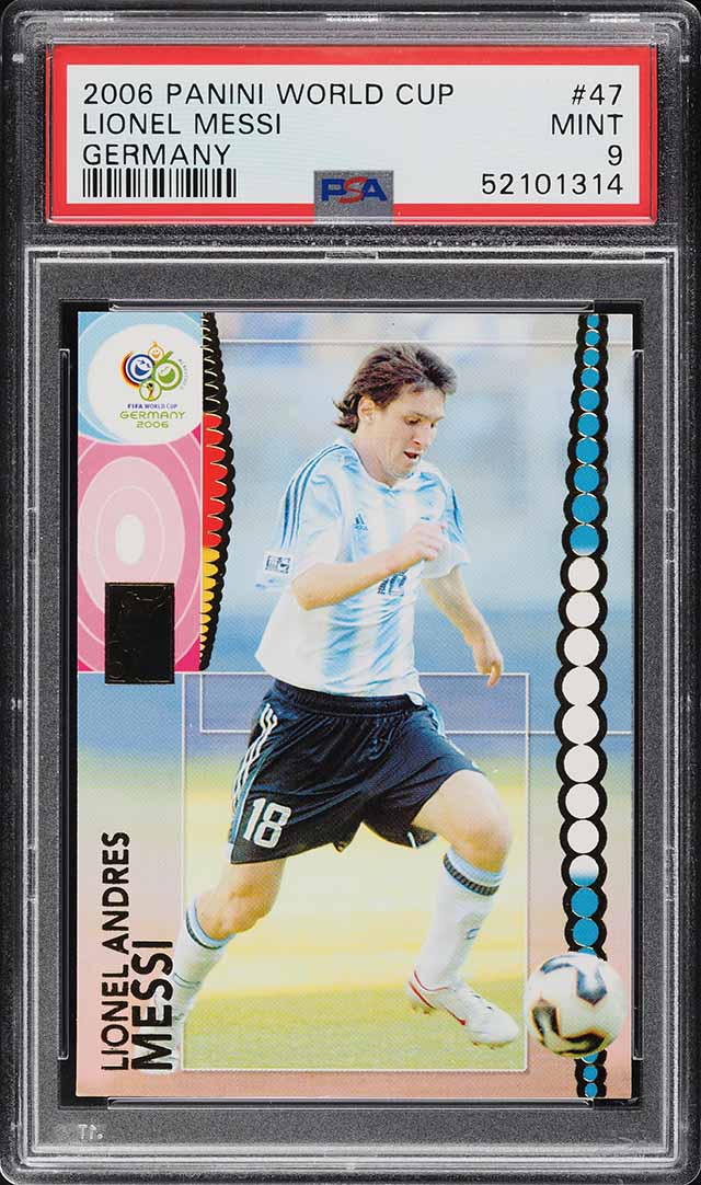 2006 Panini World Cup Germany Lionel Messi #47 PSA 9 MINT