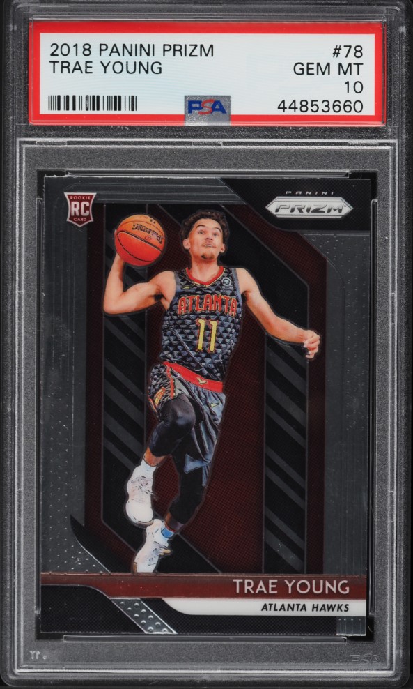 2018 Panini Prizm Trae Young ROOKIE #78 PSA 10 GEM MINT