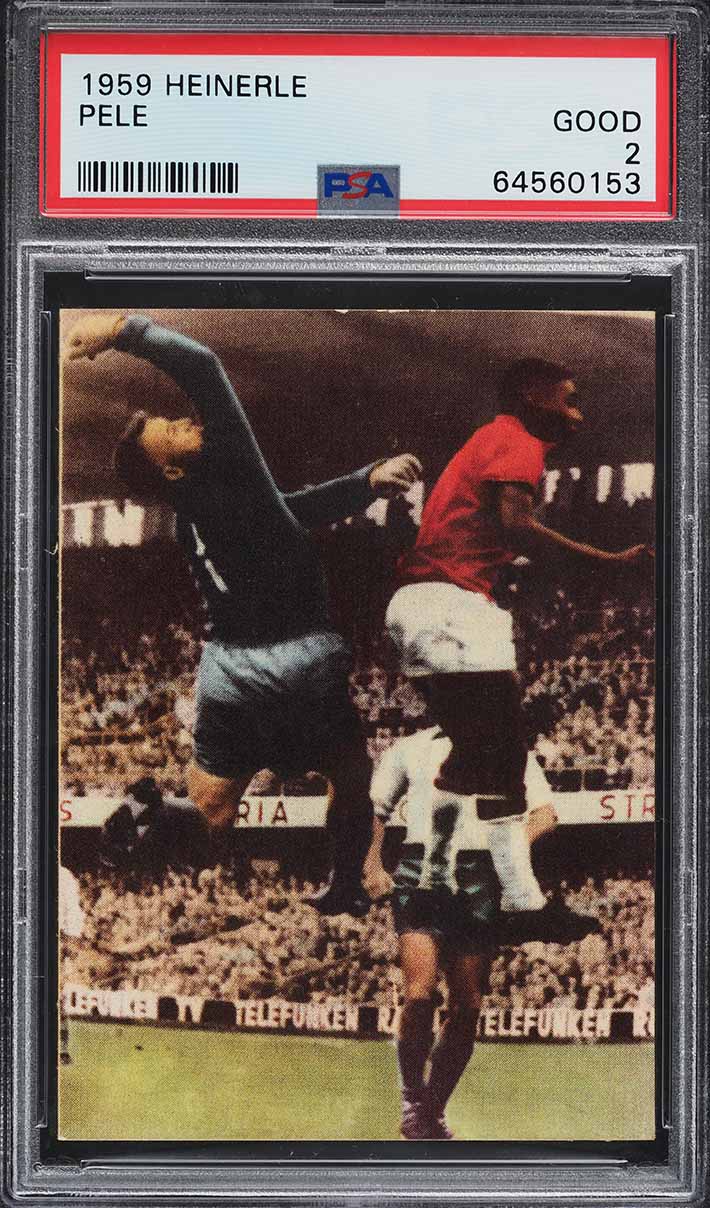 1959 Heinerle Soccer Pele ROOKIE PSA 2 GD