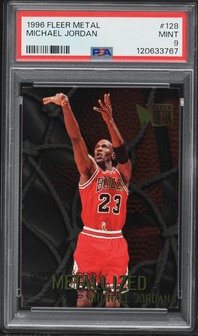 Michael Jordan 1996 Metal #128 Metallized Price Guide - Sports