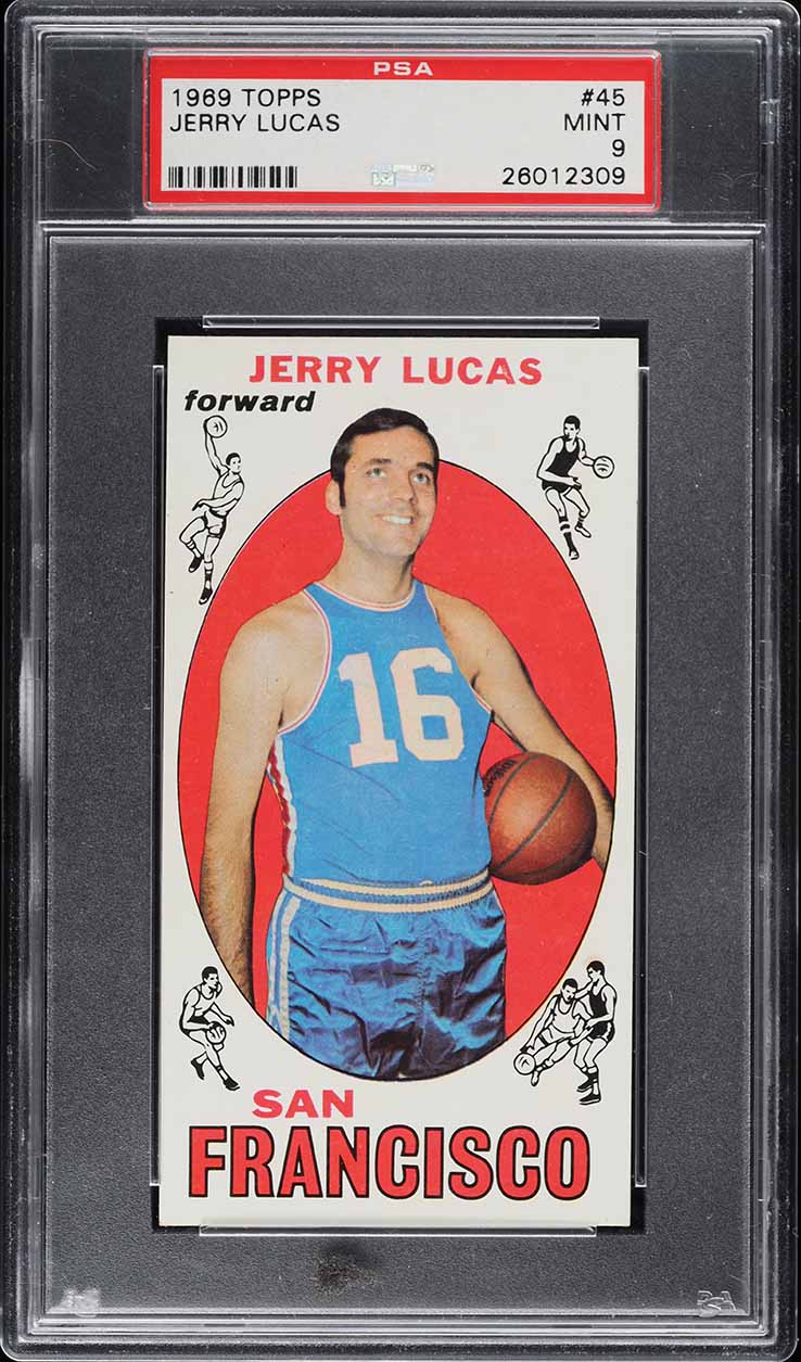 1969 Topps Basketball Jerry Lucas ROOKIE #45 PSA 9 MINT