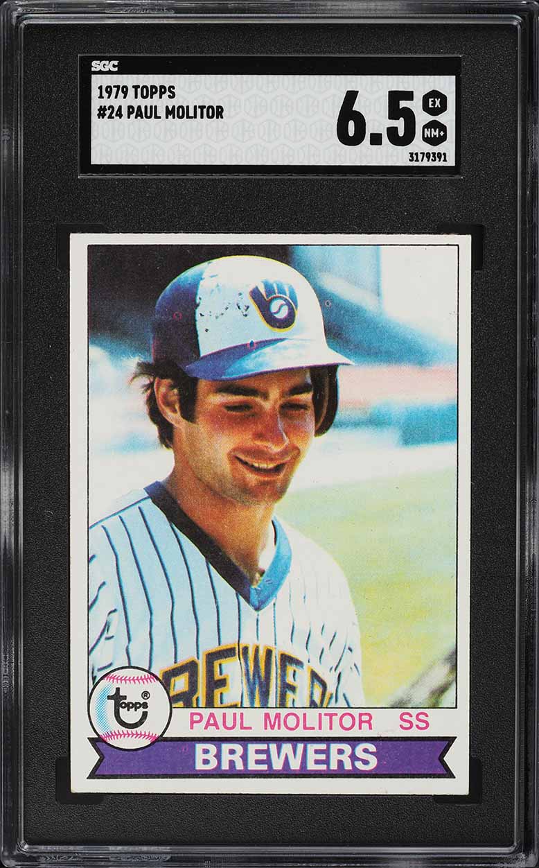 1979 Topps Paul Molitor #24 SGC 6.5 EXMT+